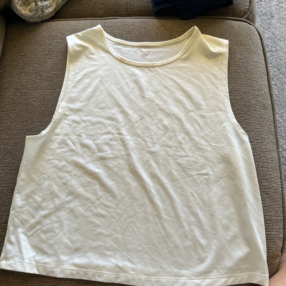 women’s xs fabletics cropped tank top